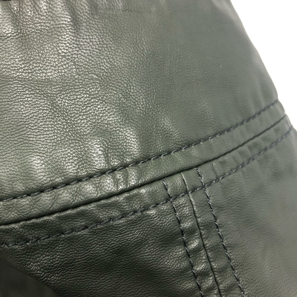 Free people green vegan mini skirt lined 574 - Picture 8 of 8